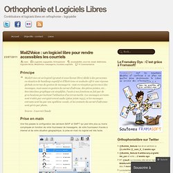 illettrisme « Orthophonie et Logiciels Libres