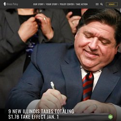 9 new Illinois taxes totaling $1.7B take effect Jan. 1
