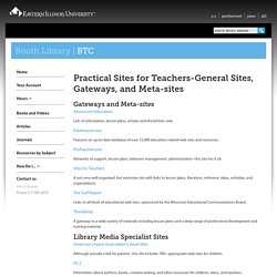 Practical Sites for Teachers-General Sites, Gateways, and Meta-sites