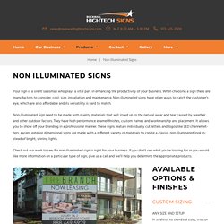 Non-illuminated Custom Corporate Signage – Rockwall Hightech Signs