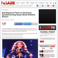Did Beyoncé Flash an Illuminati Symbol During Super Bowl Halftime Show?