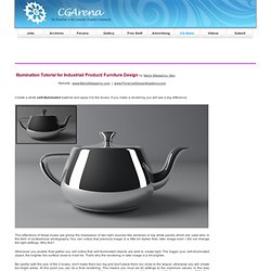 Illumination Tutorial for Industrial/ Product/ Furniture Design