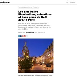 Les plus belles illuminations et animations de Noël 2012 à Paris