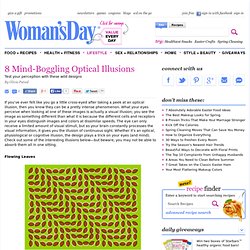 Optical Illusion Pictures at WomansDay.com - Cool Optical Illusion - Womans Day - StumbleUpon