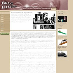 Grand Illusions - Articles - Persistence of Vision - Page 1