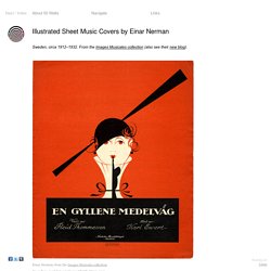 Illustrated Sheet Music Covers by Einar Nerman