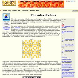 Illustrated rules of chess