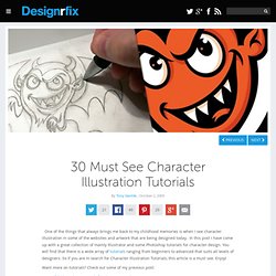 30 Must See Character Illustration Tutorials