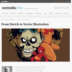 From Sketch to Vector Illustration