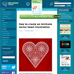 How to create an intricate vector heart illustration