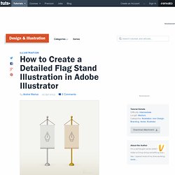 How to Create a Detailed Flag Stand Illustration in Adobe Illustrator