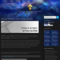 Tout sur l’HTML5 / CSS3 : le Futur du Web « Design Spartan : Graphisme, Webdesign, Digital painting, Illustration…