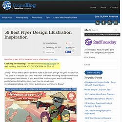 59 Best Flyer Design Illustration Inspiration