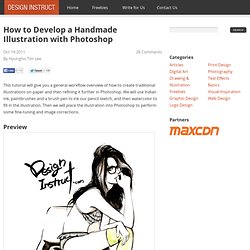 How to Develop a Handmade Illustration with Photoshop