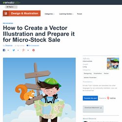 How to Create a Vector Illustration and Prepare it for Micro-Stock Sale