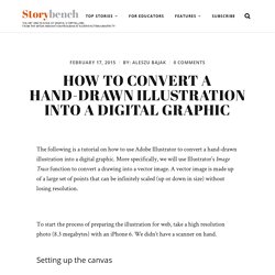 How to convert a hand-drawn illustration into a digital graphic – Storybench