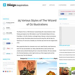 25 Various Styles of The Wizard of Oz Illustrations