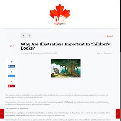 Why Are Illustrations Important In Children’s Books? – Maplepress