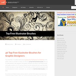 40 Top Free Illustrator Brushes for Graphic Designers of 2013
