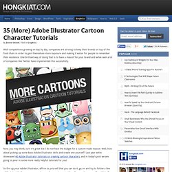 35 (More) Adobe Illustrator Cartoon Character Tutorials