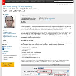 Best practices for using Adobe Illustrator with Flash Catalyst CS5.5
