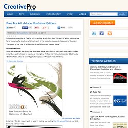 Free For All: Adobe Illustrator Edition