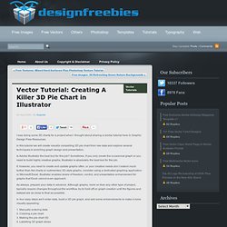 Vector Tutorial: Creating A Killer 3D Pie Chart in Illustrator