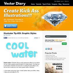 Illustrator Tip #29: Graphic Styles