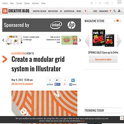 Create a modular grid system in Illustrator