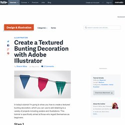 Create a Textured Bunting Decoration with Adobe Illustrator