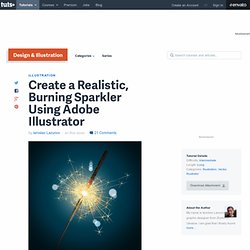 Create a Realistic, Burning Sparkler Using Adobe Illustrator