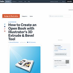 How to Create an Open Book with Illustrator’s 3D Extrude & Bevel Tool