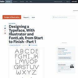 Designing a Typeface, With Illustrator and FontLab, from Start to Finish – Part 1