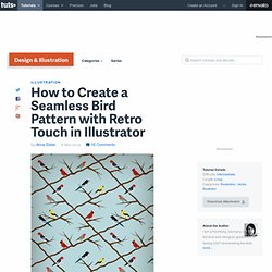Create A Seamless Birds Pattern And Give It A Retro Touch