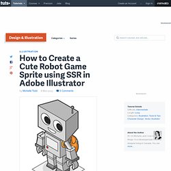 How to Create a Cute Robot Game Sprite using SSR in Adobe Illustrator