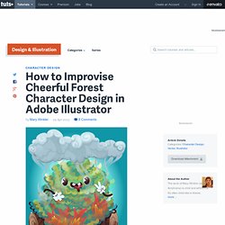 How to Improvise Cheerful Forest Character Design in Adobe Illustrator