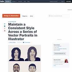 Maintain a Consistent Style Across a Series of Vector Portraits in Illustrator