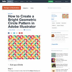 How to Create a Bright Geometric Circle Pattern in Adobe Illustrator