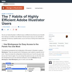 The 7 Habits of Highly Efficient Adobe Illustrator Users