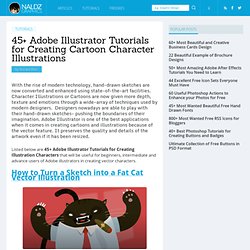 45+ Adobe Illustrator Tutorials for Creating Cartoon Character Illustrations