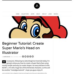 Beginner Tutorial: Create Super Mario's Head on Illustrator