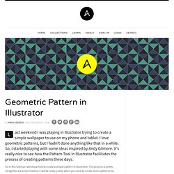 Geometric Pattern in Illustrator