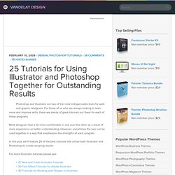 25 Tutorials for Using Illustrator and Photoshop Together for Outstanding Results