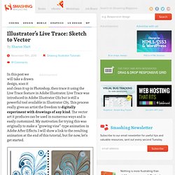Illustrator's Live Trace: Sketch to Vector