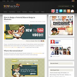 How to design a Vectorial Mascot design in Illustrator 