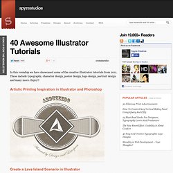 40 Awesome Illustrator Tutorials