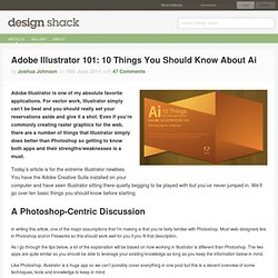 Adobe Illustrator 101: 10 Things You Should Know About Ai