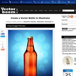 Illustrator Tutorial: Create a Vector Bottle