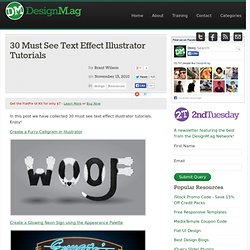 21 Fresh Text Effect Tutorials - Web Design Blog – DesignM.ag