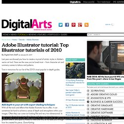 Top Illustrator tutorials of 2010 - Illustrator Tutorial